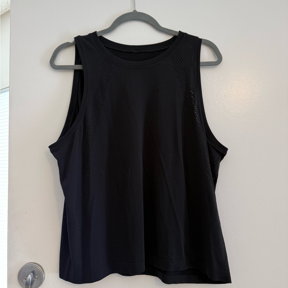 Lululemon Athletica Black Boxy Muscle Tee